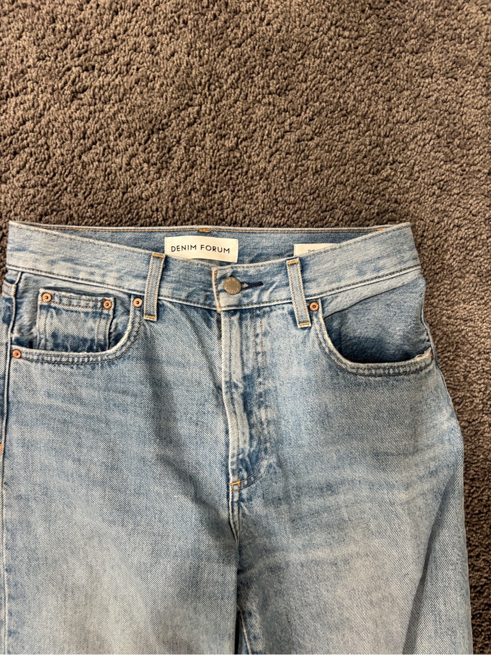 Denim Forum Light Blue Boyfriend Jeans - Picture 3 of 5